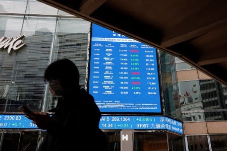 HK, mainland stocks continue to skid by midday